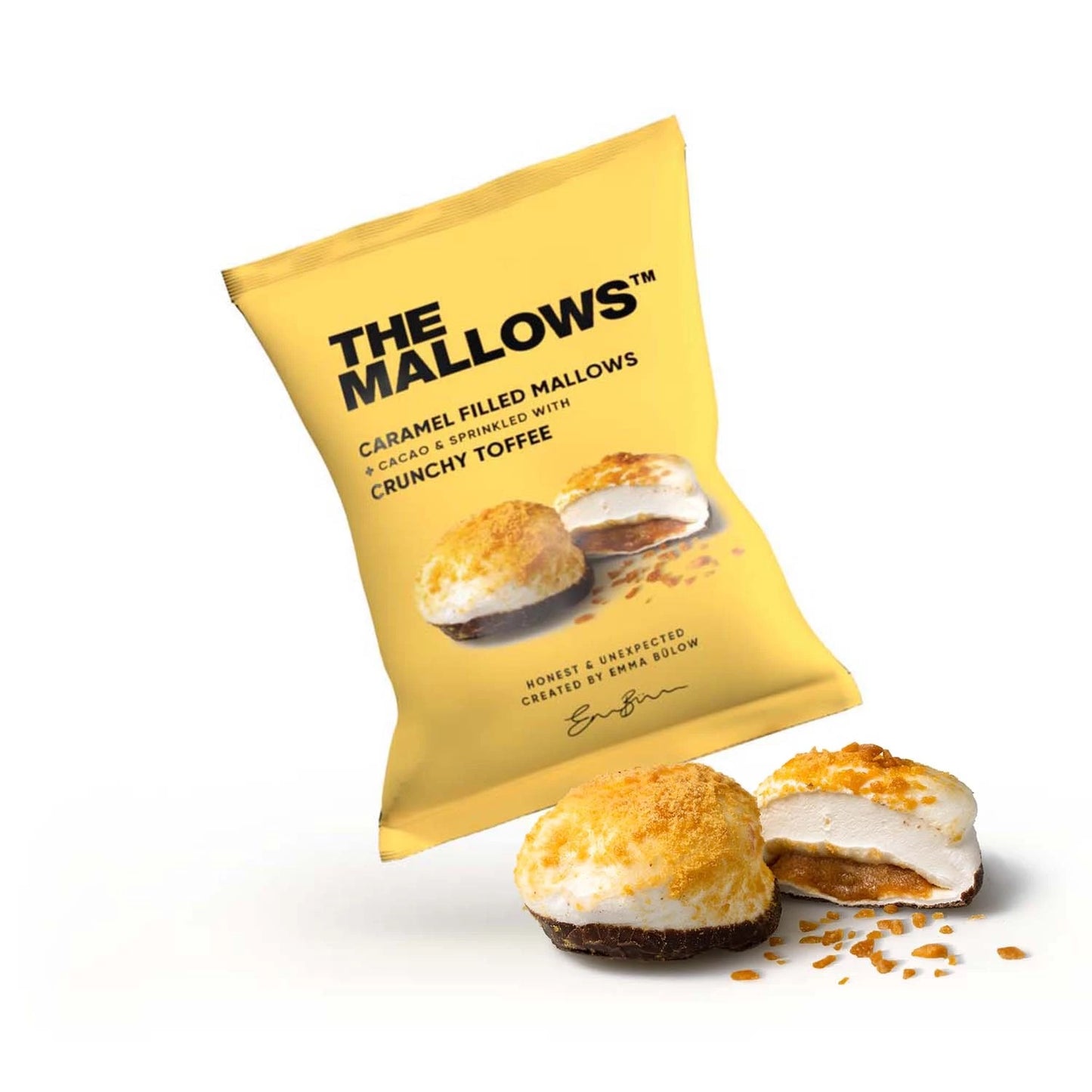 CARAMEL FILLED MALLOWS + CRUNCHY TOFFEE BOX – 5 PCS